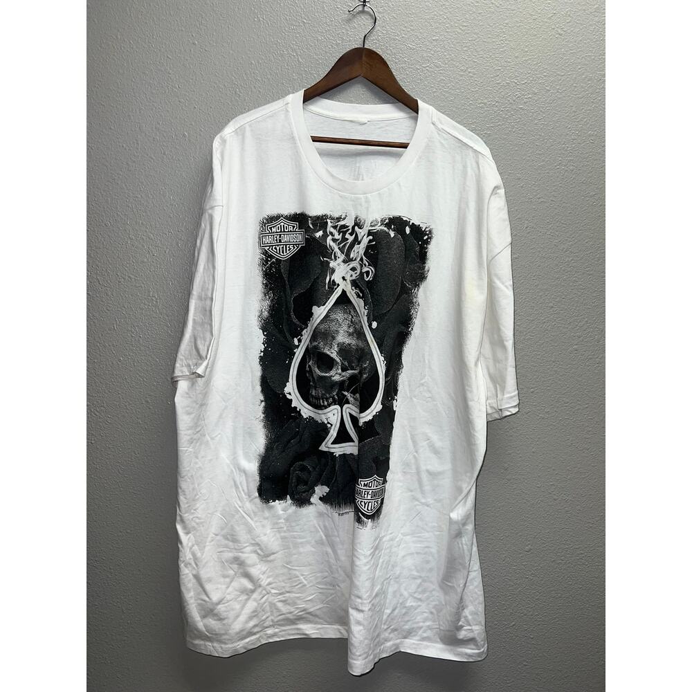Harley Davidson Skull Shirt 3XL Pocono Mountain Harley-Davidson Motorcycle 3XL